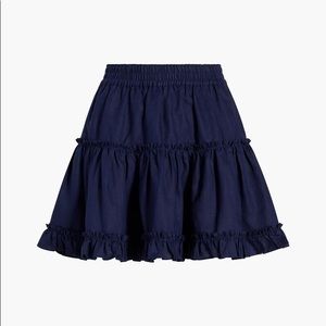 Navy Paz Skirt from Hill House in Small